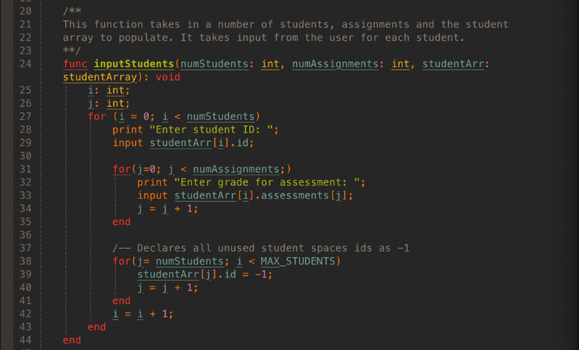 Screenshot of CD24 Syntax Highlighter